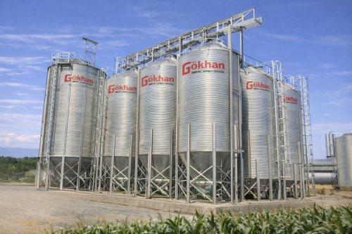 Dairesel Çelik Hammadde Siloları